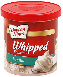 Can of Duncan Hines Creamy Homestyle Frosting
