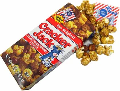 Box of Cracker Jack Popcorn